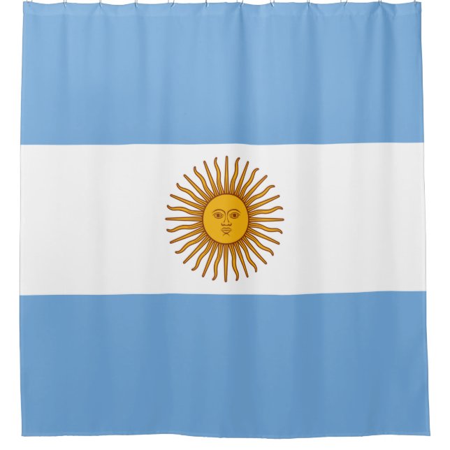 Flag of Argentina Shower Curtain (Front)