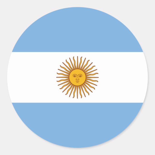 Flag of Argentina Sticker (Front)