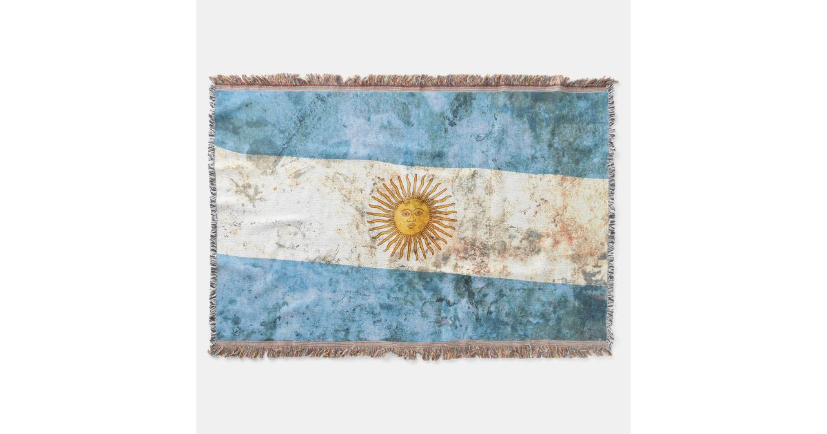 Flag of Argentina Throw Blanket Zazzle