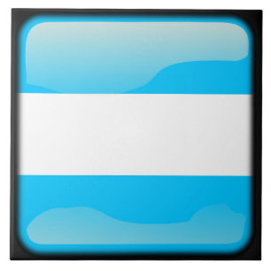Flag of Argentina Tile