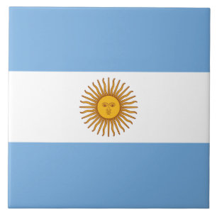 Flag of Argentina Tile