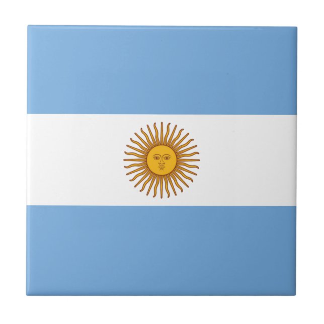 Flag of Argentina Tile (Front)