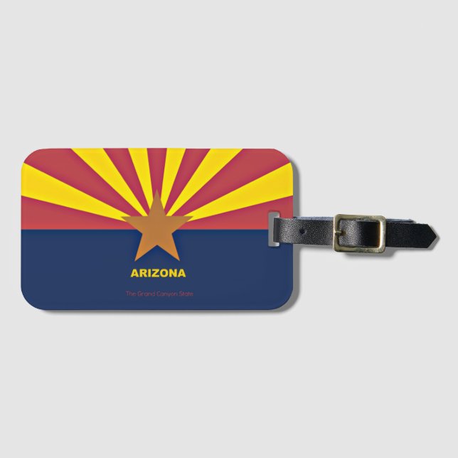 Flag of Arizona Luggage Tag (Front Horizontal)