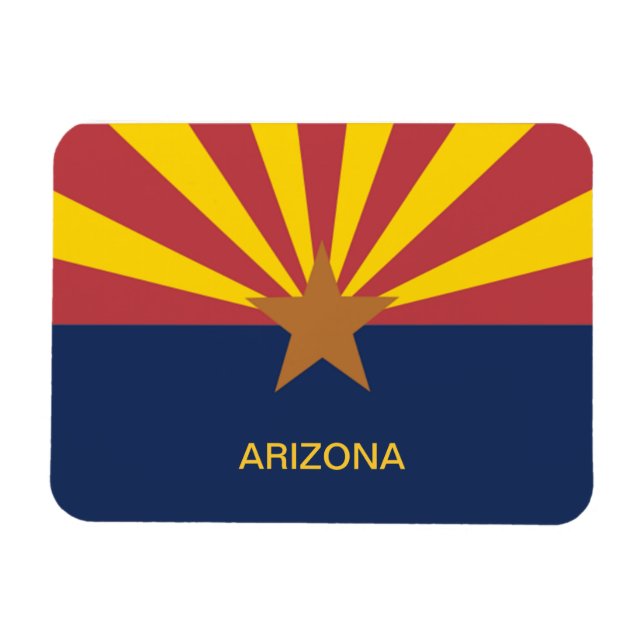 Flag of Arizona Magnet (Horizontal)