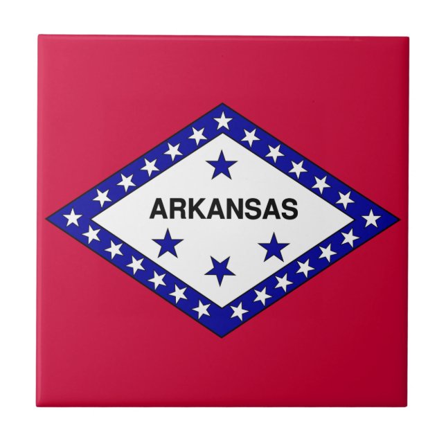Flag of Arkansas Tile (Front)
