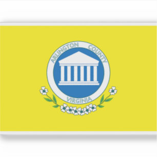 Flag of Arlington County, Virginia (1983–2022)