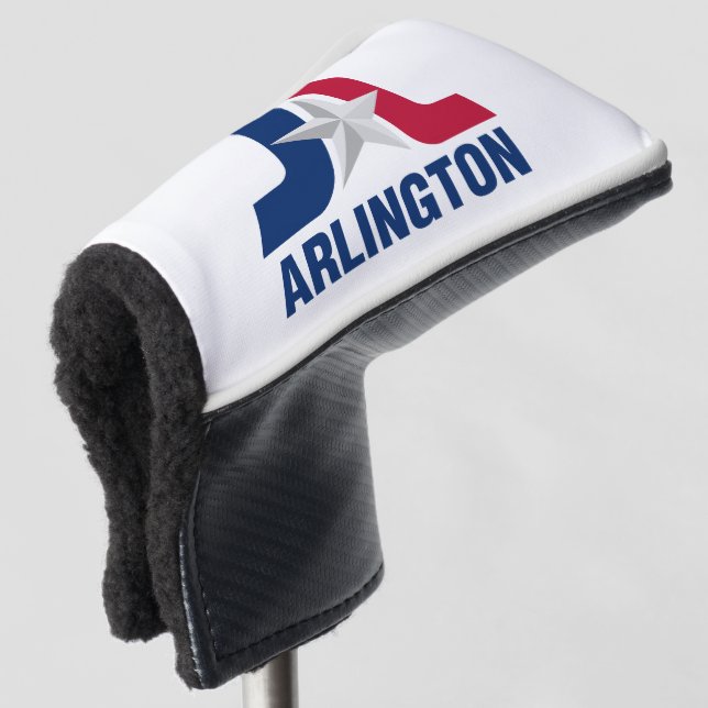 Flag of Arlington, Texas Golf Head Cover (3/4 Front)