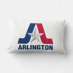 Flag of Arlington, Texas Lumbar Pillow