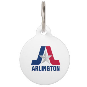Flag of Arlington, Texas Pet ID Tag