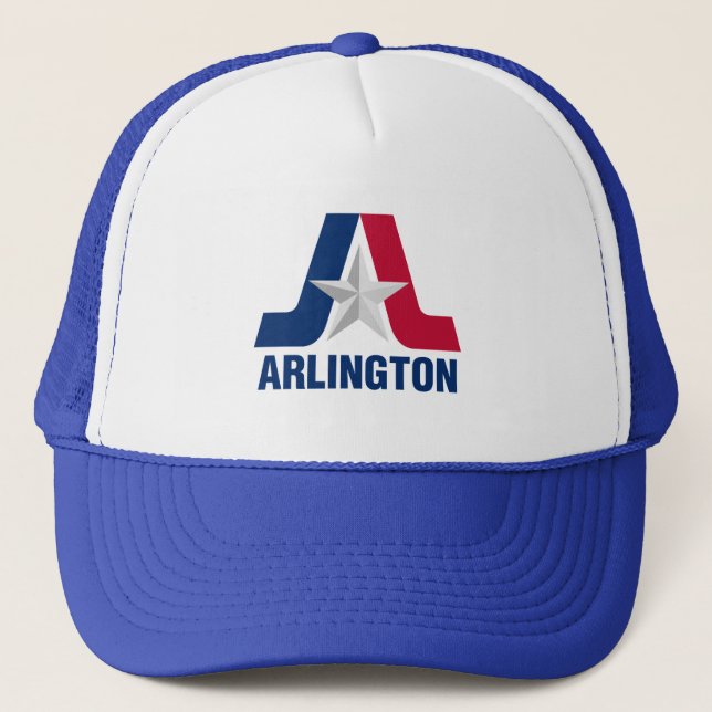 Flag of Arlington, Texas Trucker Hat (Front)