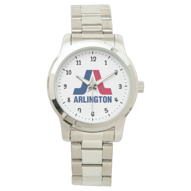 Flag of Arlington, Texas Watch (Front)