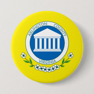 Flag of Arlington (Virginia) 7.5 Cm Round Badge
