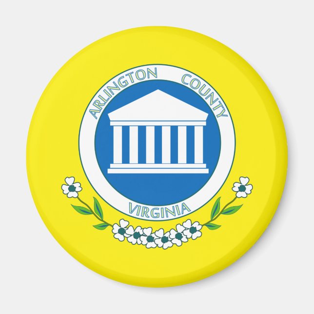 Flag of Arlington (Virginia) Magnet (Front)