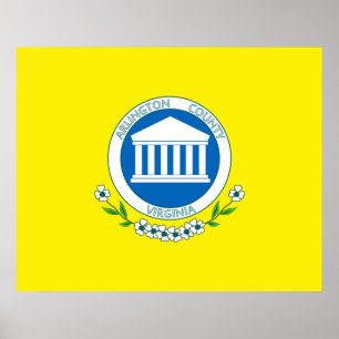 Flag of Arlington (Virginia) Poster