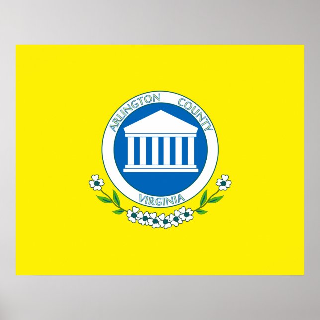 Flag of Arlington (Virginia) Poster (Front)