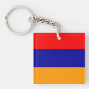 Flag of Armenia colours Key Ring