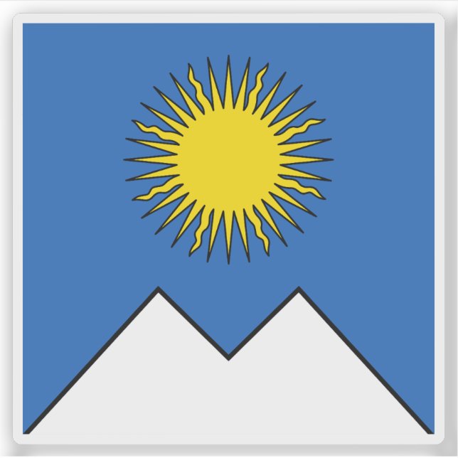 Flag of Arosa, Switzerland (Front)