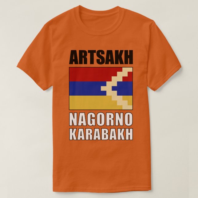 Flag of Artsakh T-Shirt (Design Front)