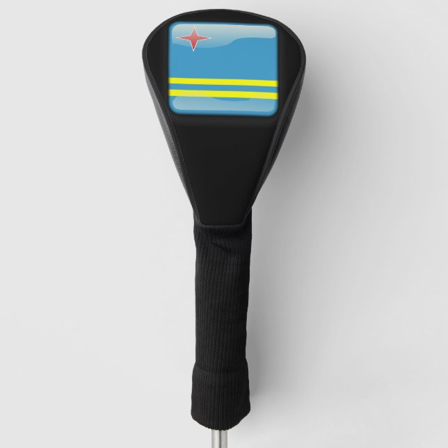 Flag of Aruba Golf Head Cover (Front)