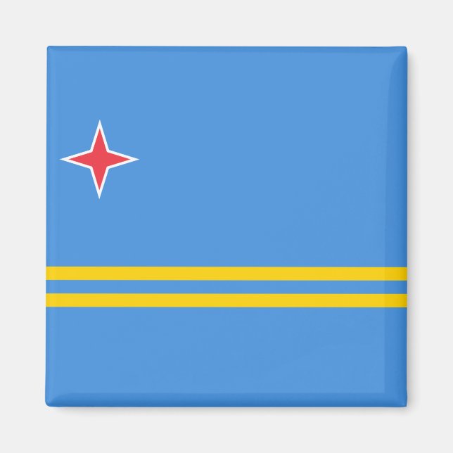 Flag of Aruba Magnet (Front)