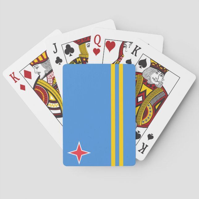 Flag of Aruba Playing Cards (Back)