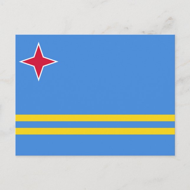 Flag of Aruba Postcard (Front)