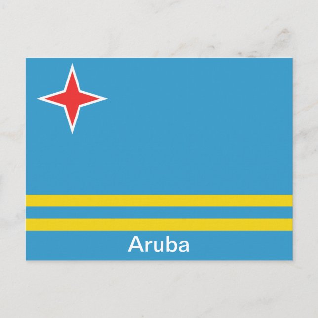 Flag of Aruba Postcard (Front)