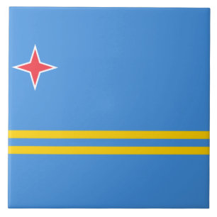 Flag of Aruba Tile