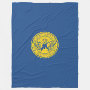Flag of Atlanta, Georgia Fleece Blanket