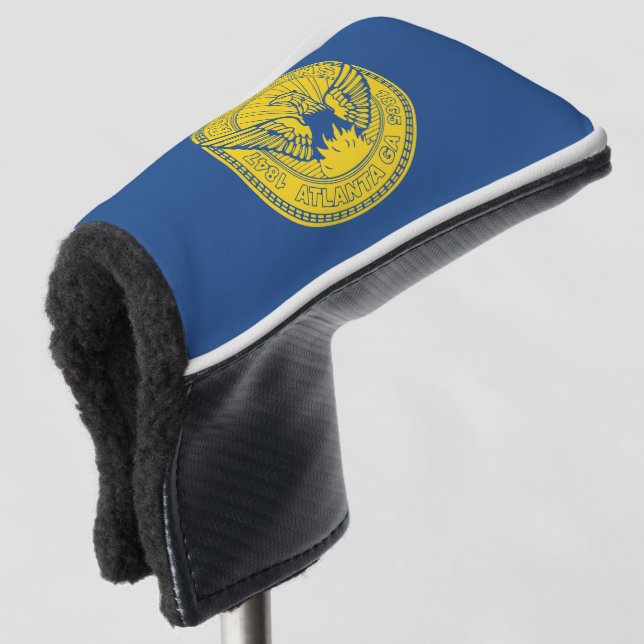 Flag of Atlanta, Georgia Golf Head Cover (3/4 Front)