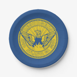 Flag of Atlanta, Georgia Paper Plate
