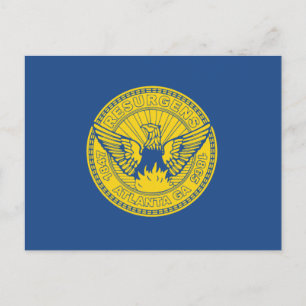 Flag of Atlanta, Georgia Postcard