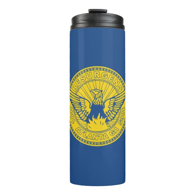 Flag of Atlanta, Georgia Thermal Tumbler (Front)