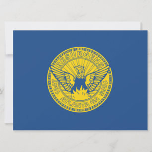 Flag of Atlanta (Georgia, USA) Card
