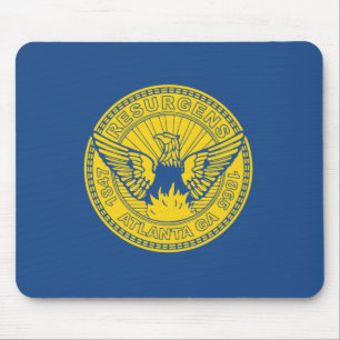 Flag of Atlanta (Georgia, USA) Mouse Mat
