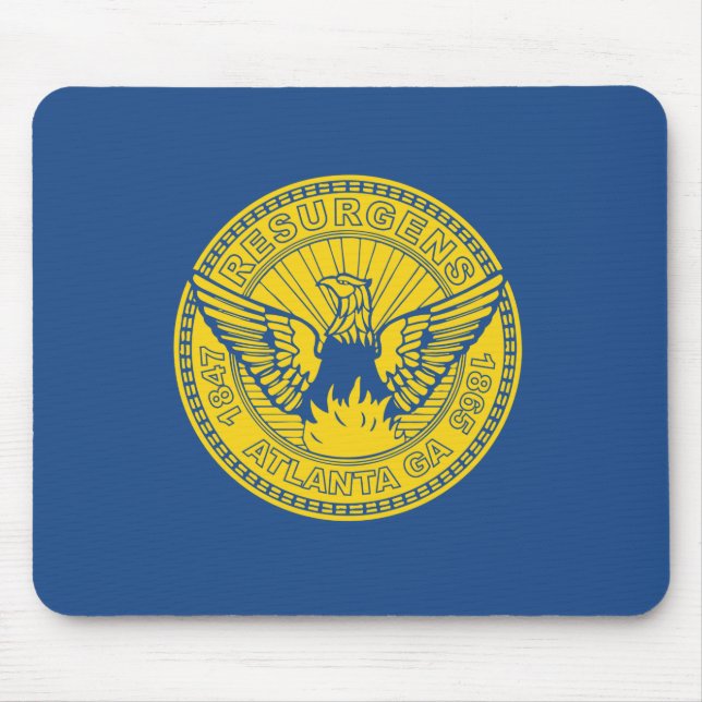 Flag of Atlanta (Georgia, USA) Mouse Mat (Front)