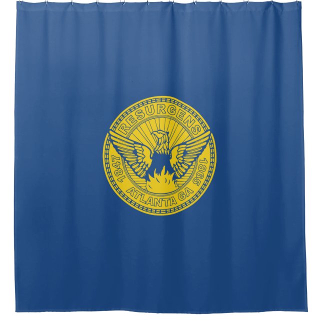 Flag of Atlanta (Georgia, USA) Shower Curtain (Front)