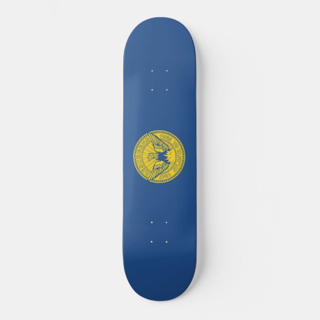 Flag of Atlanta (Georgia, USA) Skateboard (Front)