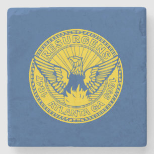 Flag of Atlanta (Georgia, USA) Stone Coaster