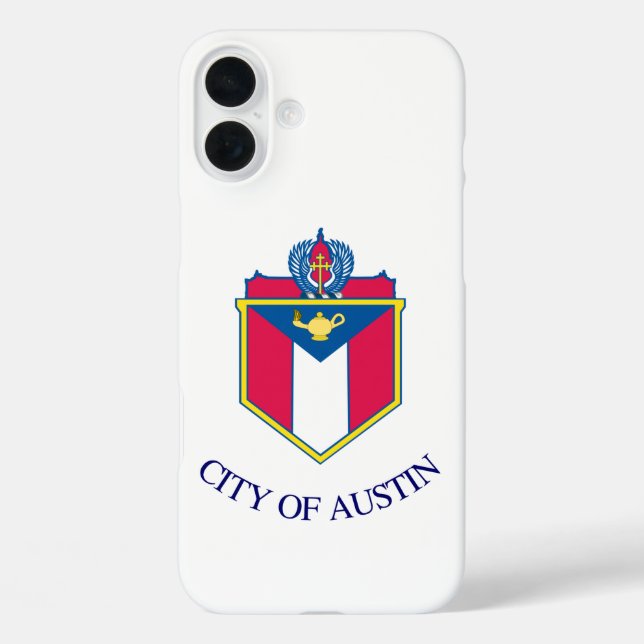 Flag of Austin, Texas Case-Mate iPhone Case (Back)
