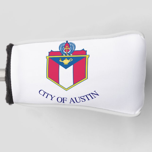 Flag of Austin, Texas Golf Head Cover (Front)