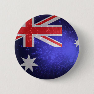 Flag of Australia 6 Cm Round Badge