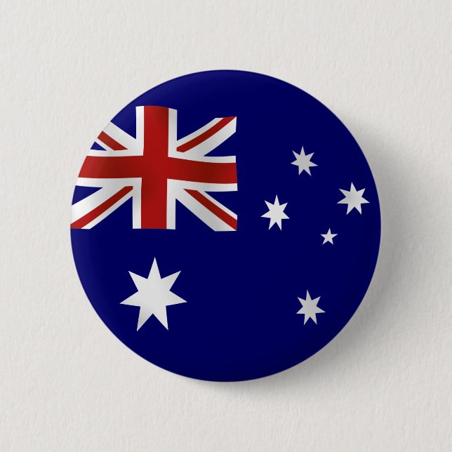 Flag of Australia 6 Cm Round Badge (Front)