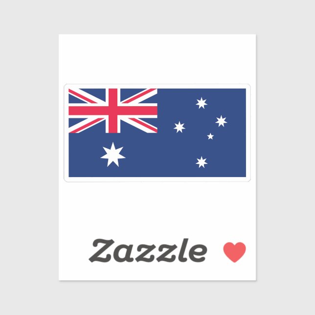 Flag of Australia custom-cut  (Sheet)