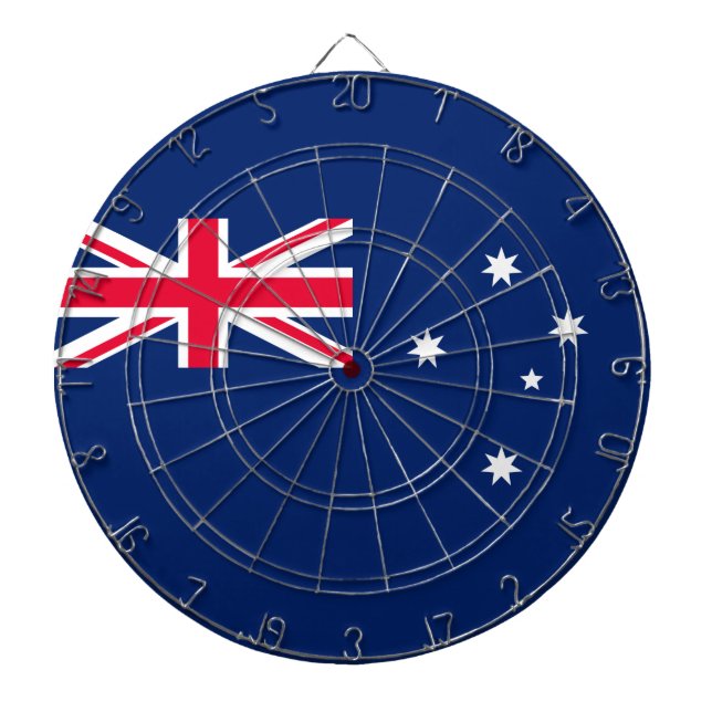 Flag of Australia Dartboard (Front)