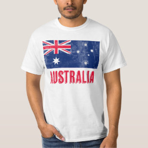 Flag of Australia (Grunge Look) T-Shirt