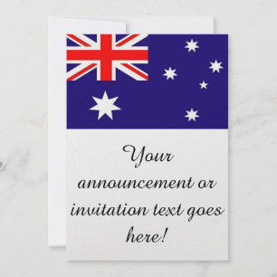 Flag of Australia Invitation
