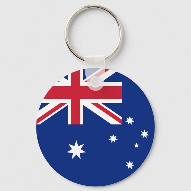 Flag of Australia Key Ring (Front)