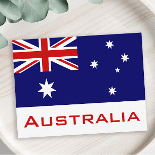 Flag of Australia Postcard