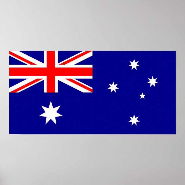 Flag of Australia Poster (Front)